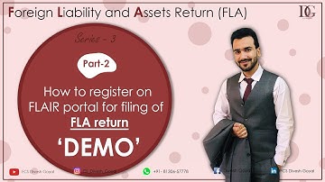 How to register on FLAIR portal for filing of FLA Return
