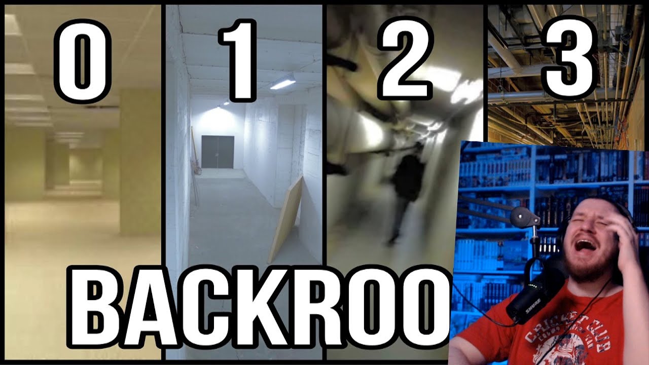 0-3 уровни Закулисья (The Backrooms) | РЕАКЦИЯ НА WOS