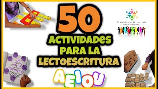 Enseñar a leer  50 ACTIVIDADES para ENSEÑAR a LEER y a ESCRIBIR   método SENCILLO y Rápido