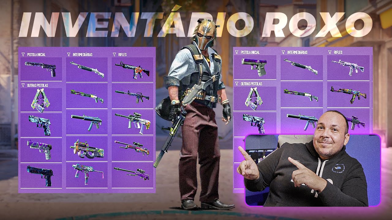 O MELHOR INVENTÁRIO ROXO CUSTO BENEFÍCIO DO CS2 ! AS MELHORES OPÇÕES DE ...