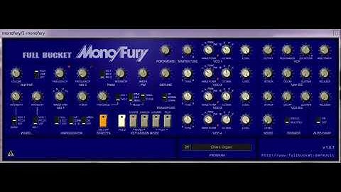 Mono/Fury - Vintage Vst Plugin
