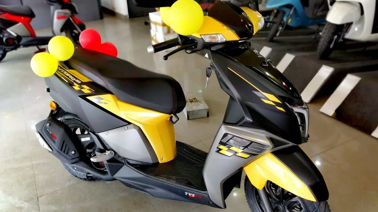 2020 TVS Ntorq 125 Yellow and Black Race Edition launched in India