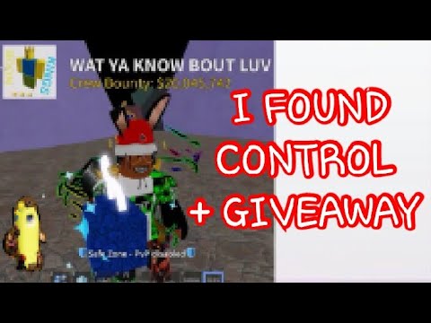 I FOUND CONTROL | FRUIT GIVEAWAY |BLOX FRUITS - YouTube