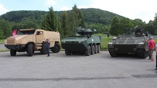 TATRA Excalibur test drive live demonstration Titus Ascod Pandur II armoured tactical trucks Web TV