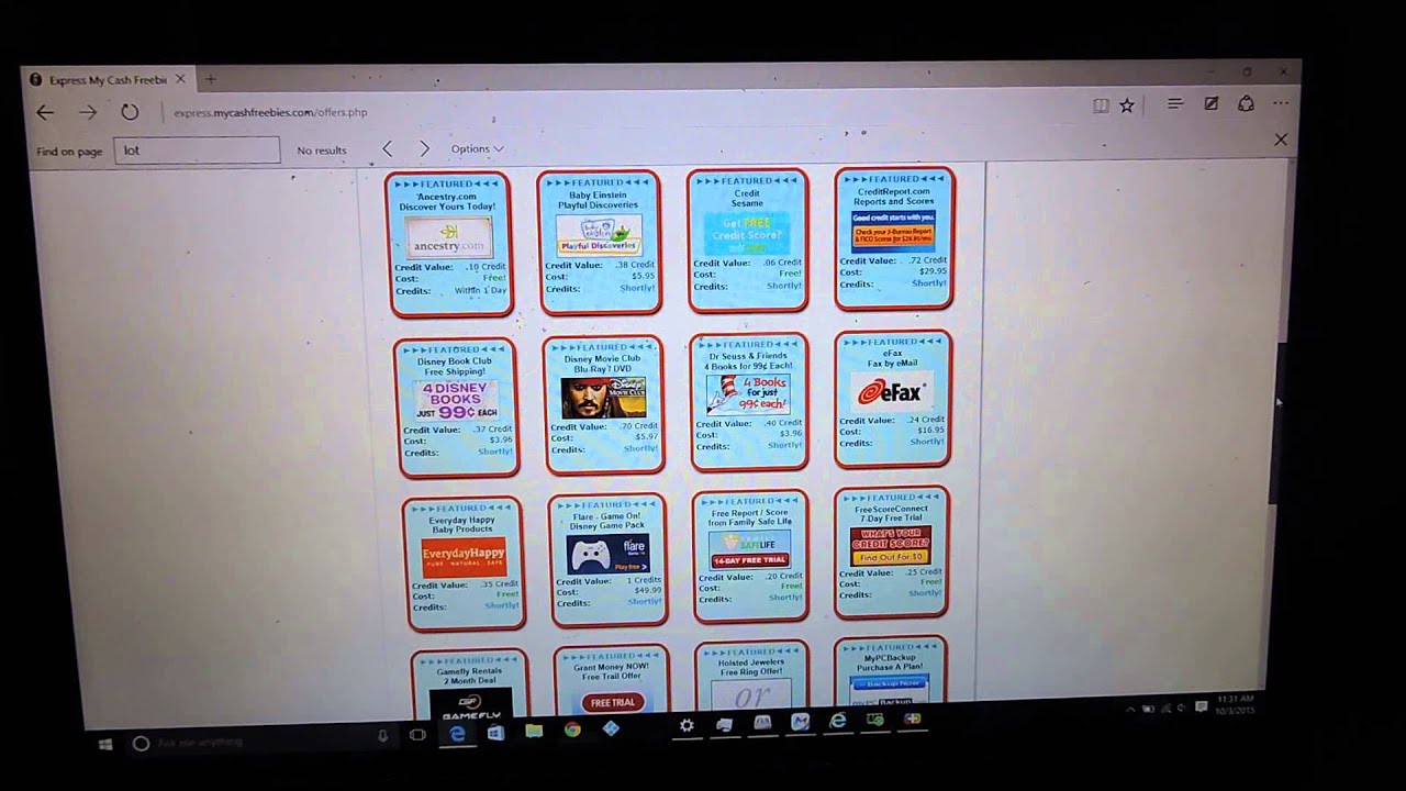 My Cash Freebies (work from home)