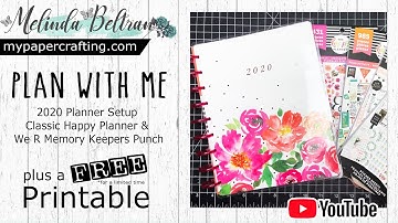 2020 Planner Setup: We Are Memory Keepers Planner Punch Board | Plan With Me | MyPaperCrafting.com