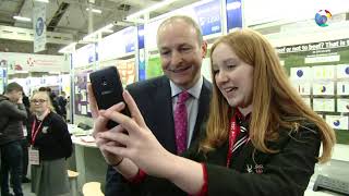 Fianna Fáil Leader Micheál Martin Visits BTYSTE 2020