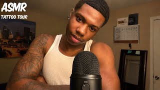 ASMR Tattoo Tour & Explaining in Detail (Clicky Whispers)