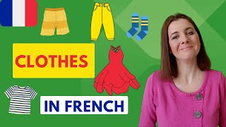 Names of clothes in french _ clothing vocabulary in French _ Clothes in French