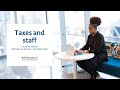 Webinar: Growing in practice: Taxes and Staff - Running your business in the Netherlands