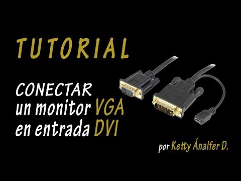 Video: Cómo Conectar El Cable Dvi