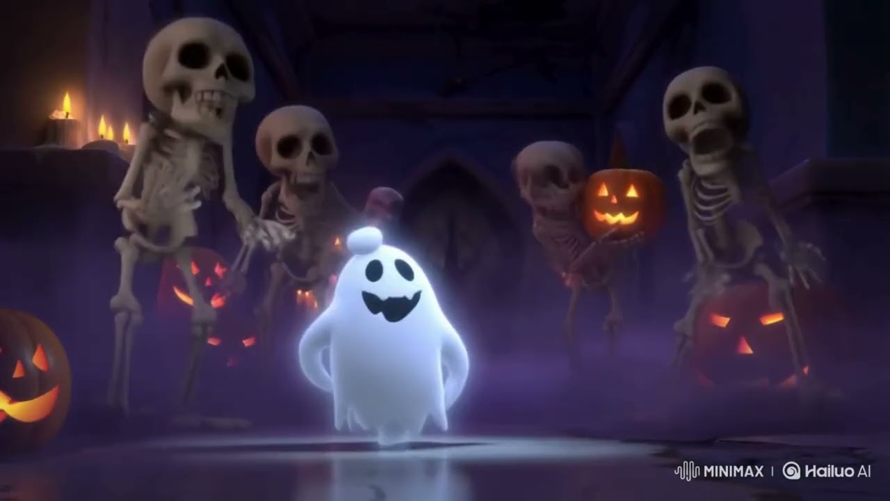 Phantom Pulse– A Ghost & Skeleton Tale | Ai Video | 