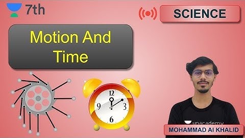 Lecture | Motion And Time | Unacademy Class  7 | Mohammad Al Khalid