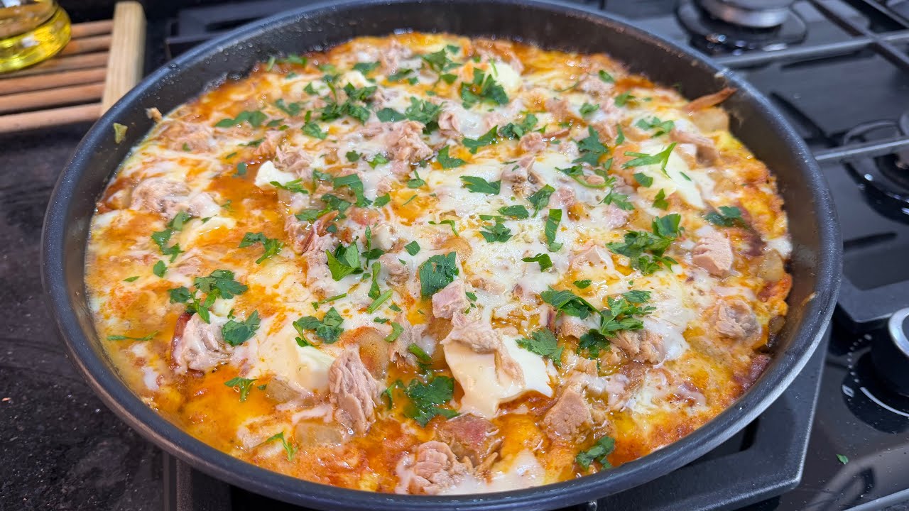 جامي دخلتي للكوزينة هاذ الوصفة راح تعجبك👌غرتان في المقلاة فقط في 10 دقايق مفرمج وبنين تاكلو وتدعولي😋