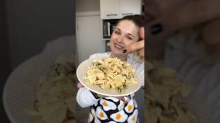 Кремовая паста с курицей и овощами. Шикарный рецепт 🔥