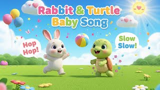Slow and Steady Wins the Race! 🐢🐇 | The Tortoise and the Hare Song for Kids | Ding Dang Kids