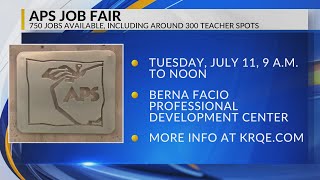 Albuquerque Public Schools looks to fill 740 positions at July 2023 job fair