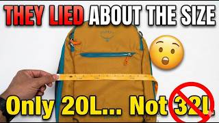 Osprey Daylite 26+6 Real Volume Test β Not What They Claim