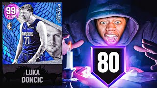 I GAVE INVINCIBLE LUKA 80 HOF BADGES AND NOW HES THE BEST CARD EVER....... NBA 2K22