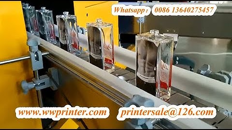 Automatic  Glass Bottle Screen Printing plus Labeling Machine CNC04