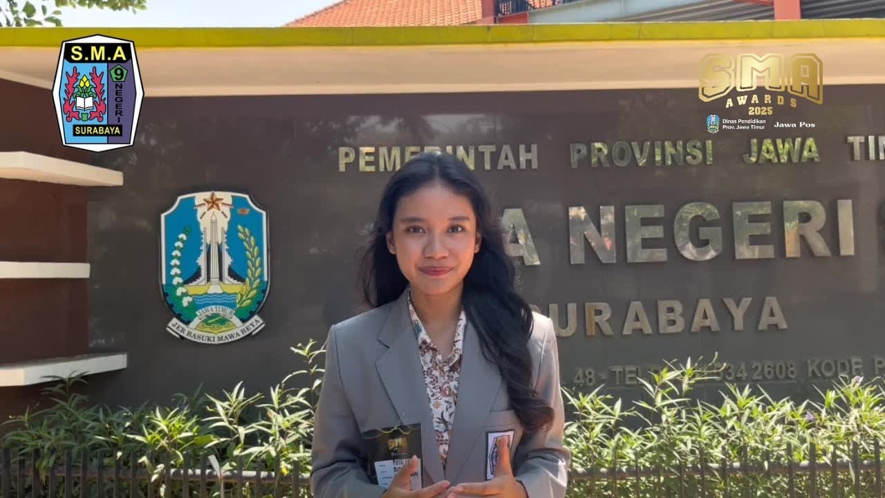 Jawa Pos Sma Awards 2025 - Duta Pelajar Putri - SMA Negeri 9 Surabaya