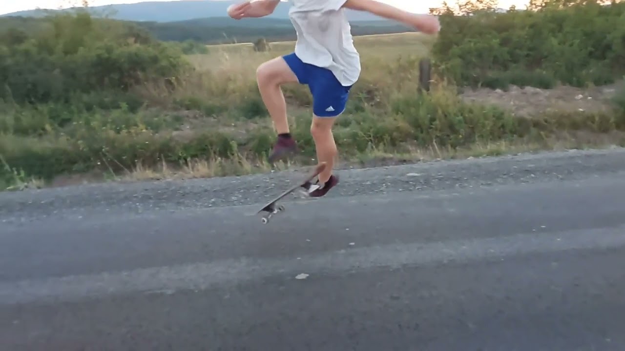 PERFECT 540 FLIP ON FLAT!