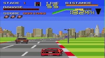 Super H.Q (Chase H.Q. II) (Sega Genesis/Mega Drive) - Hunting bandits with super cars