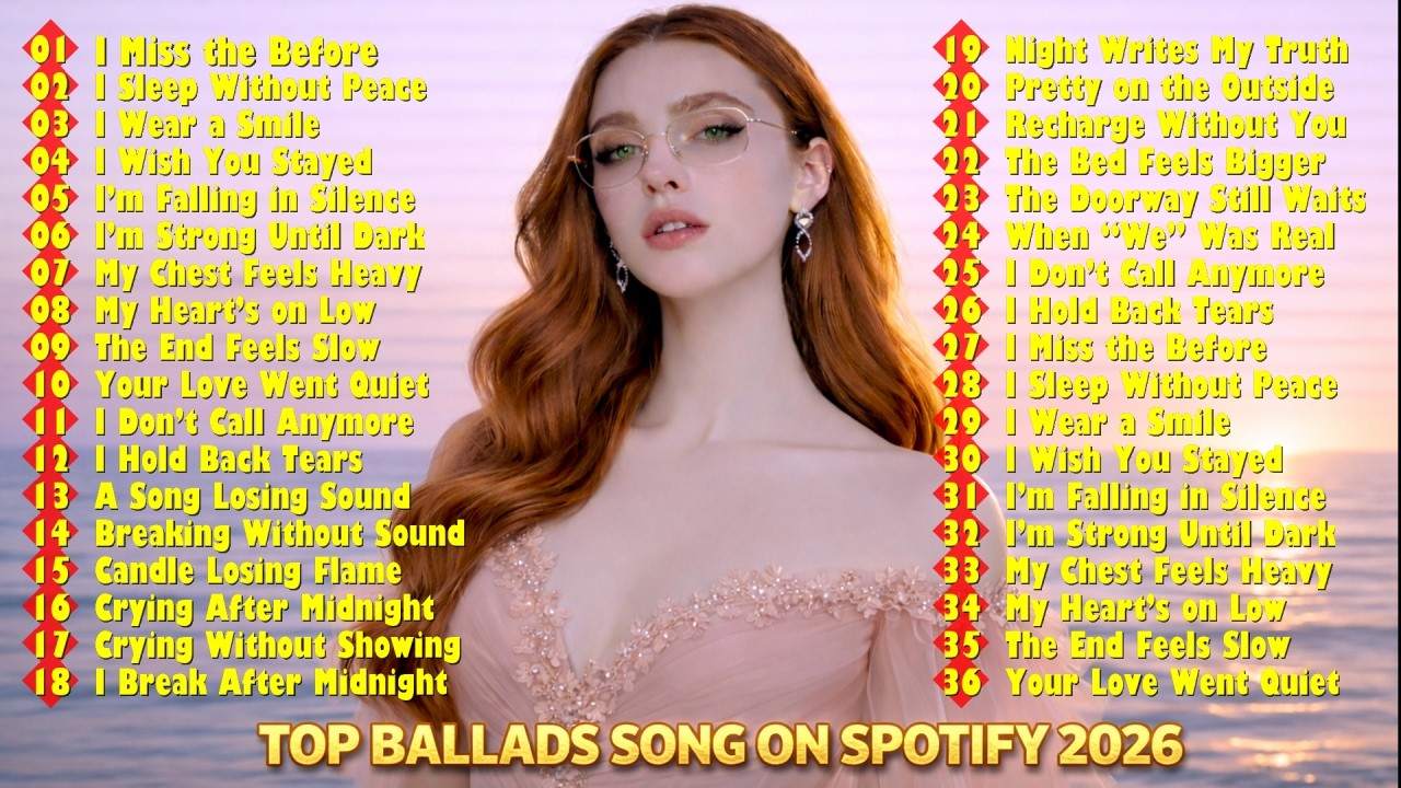Top Ballads English Song 2026 🍒| Sad Emotional  Music 2026 | Spotify Viral Hits 🎧 Best Songs