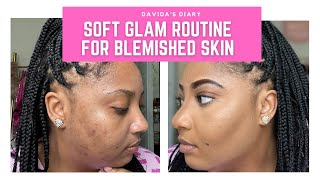 My Everyday Soft Glam Routine | For Blemished Skin ✨ #makeuptutorial #makeupforbeginners #acne screenshot 5