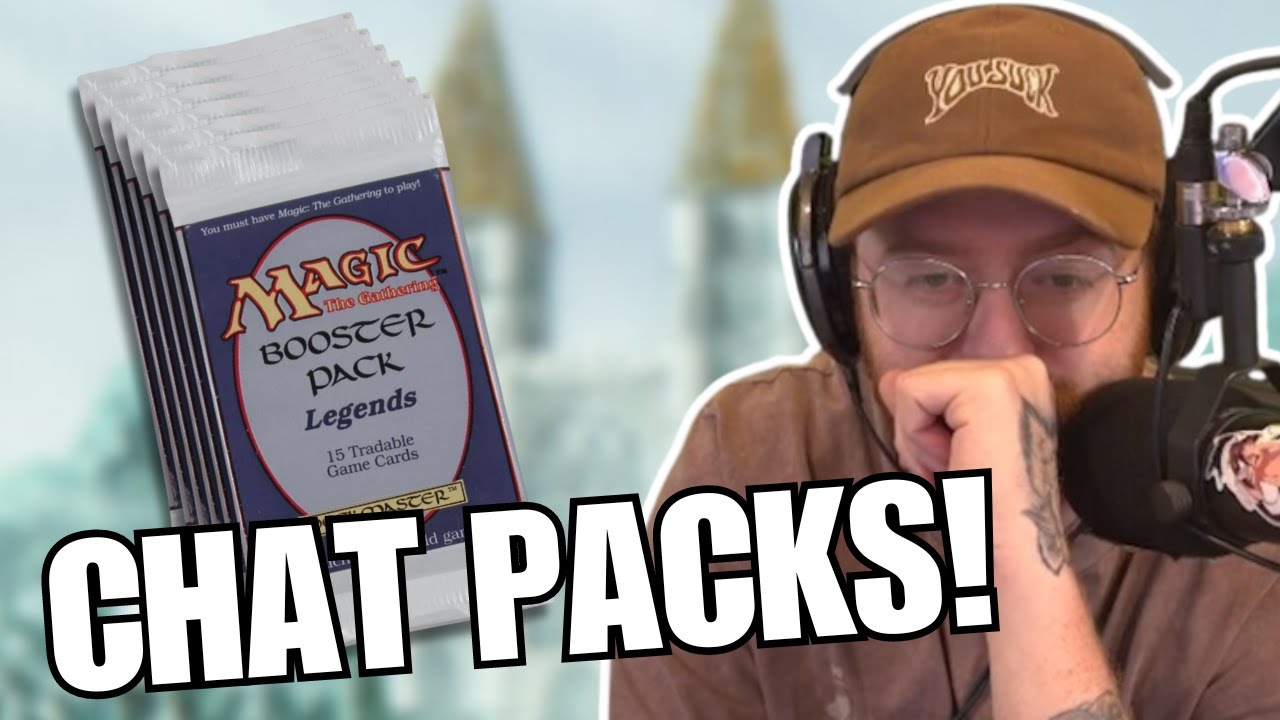 Мой ЧАТ разыгрывает бустер MTG Legends за 35 000 долларов