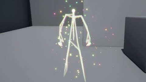 UE4 Niagara Stickman Effect New - Tutorial