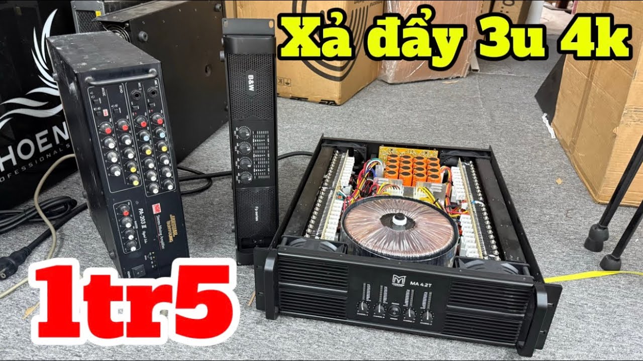 XẢ KHO THANH LÝ ĐẨY 4 KÊNH sz 3U MARTIN LONDON 2500W/kênh☎️0832.328.885
