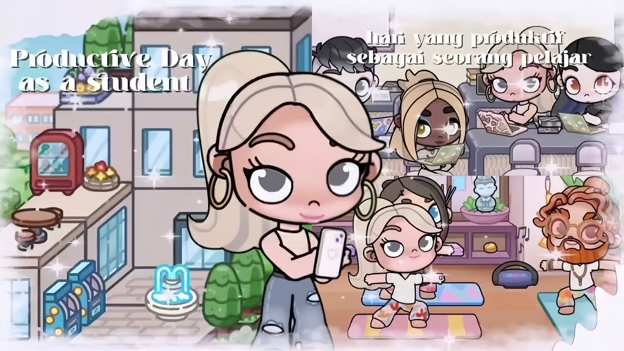 JOANNE VLOG || 📚 A PRODUCTIVE DAY AS A STUDENT LIVING ALONE 🏢 | [ASMR] | AVAROEPLAY 🫧