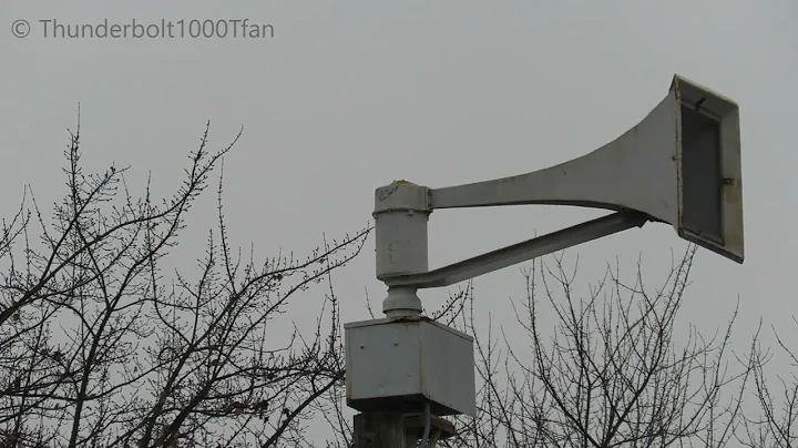 Federal Signal Thunderbolt 1000T Siren Test | Full Alert | Mt. Carmel, OH | 12/7/22