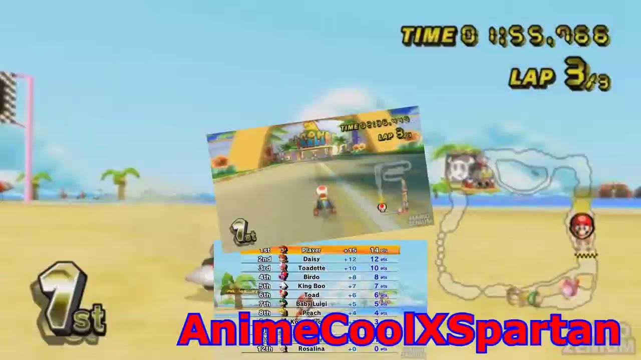 Mario Kart - Mario Wins - Sparta EXTENDED Remix Ft Toad And Peach