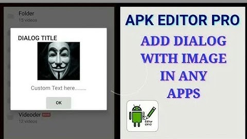 APK EDITOR PRO || ADD POP UP DIALOG WITH IMAGE AND BUTTON IN ANY APP || SMALI CODE EDITING