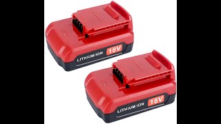 Lasica 18V Lithium Battery PC18B Replacement for Porter-Cable 18-Review
