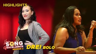 (YSOE Highlights) Bituin Escalante loves Drei Bolo's voice | Your Song Of Excellence Season 2
