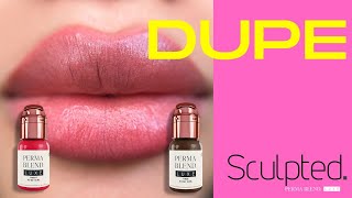 DUPE tattoo ink ALIEN WUORNUS BLUSH, for lip blush, low titanium dioxide WITH ENHANCE COLLECTION