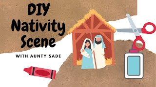 DIY Nativity Scene. Preschool Circle time. Ee-Englishman's Bay 01/12