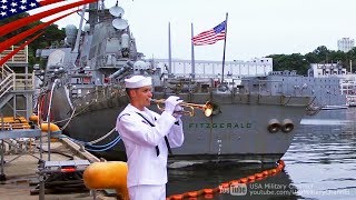 イージス艦フィッツジェラルドの7人の乗組員を追悼
