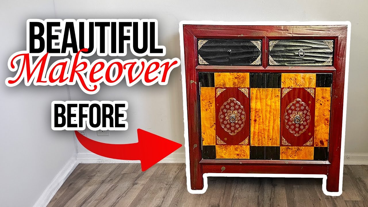 EPIC MAKEOVER for TWO Mismatched VINTAGE DRESSERS! Furniture Makeover x2