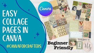 Easy How To: Make Collage Pages for Paper Crafting in Canva | Free Images and Template For You Too! screenshot 4