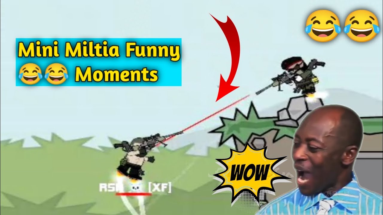 🔥New MiniMilitia Funny 😝 Video || Minimilitia funny Moments
