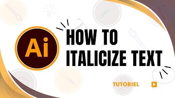 How to italicize text in Illustrator
