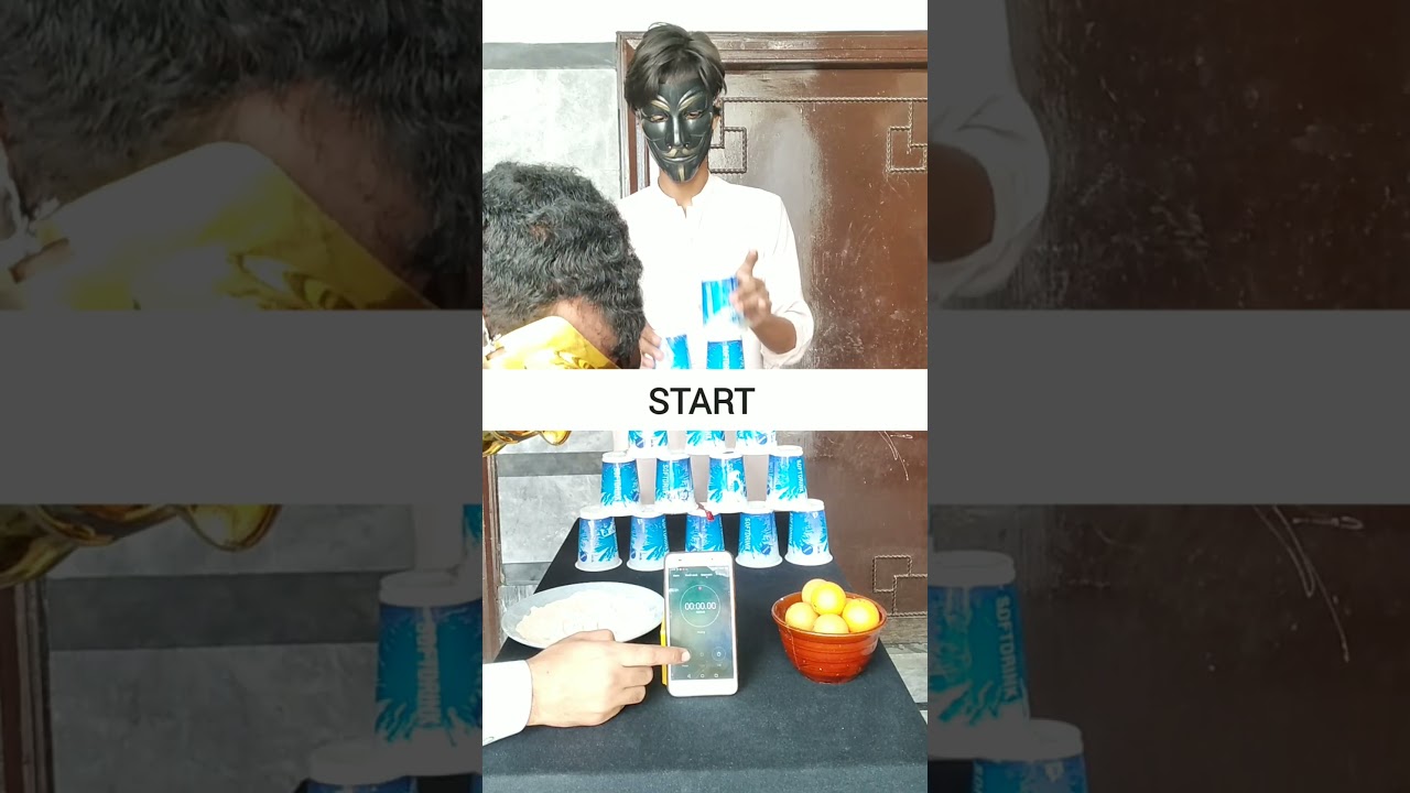 Glass pyramid challenge 