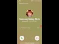 Samsung Galaxy S7 incoming call.