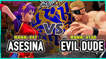 KOF XV 🔥 Shermie Asesina (Leona/Athena/Shermie) vs Evil Dude (Ramón/Ryo/Dinosaur) 🔥 Steam