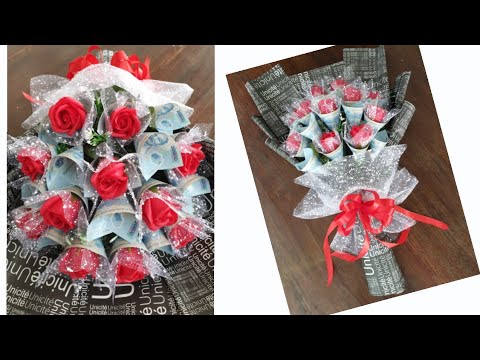 Video Hướng dẫn bó hoa bằng tiền (Tập 7) | Cách làm hoa tiền... - youtube