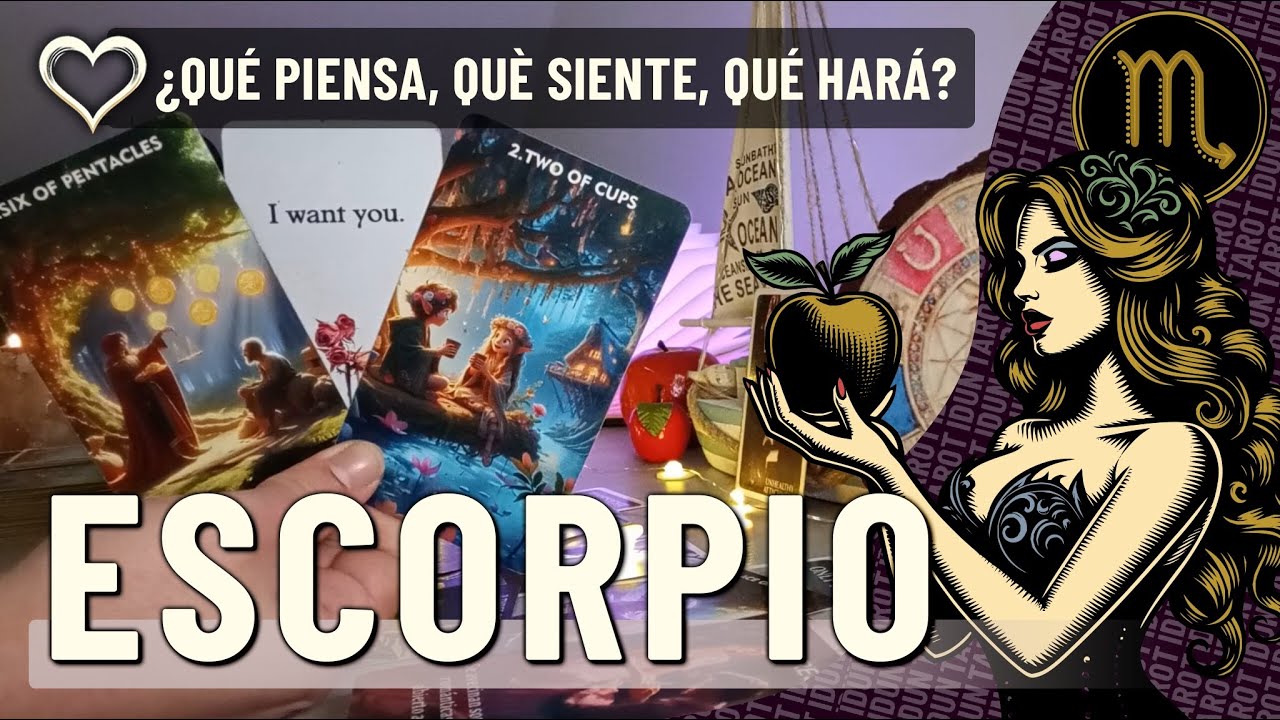 ESCORPIO💖VENDERIA SU ALMA AL DIABLO PARA QUE FUERAS SUY@ Y TU TE ENTREGAS A OTRA PERSONA, NO TE FIAS